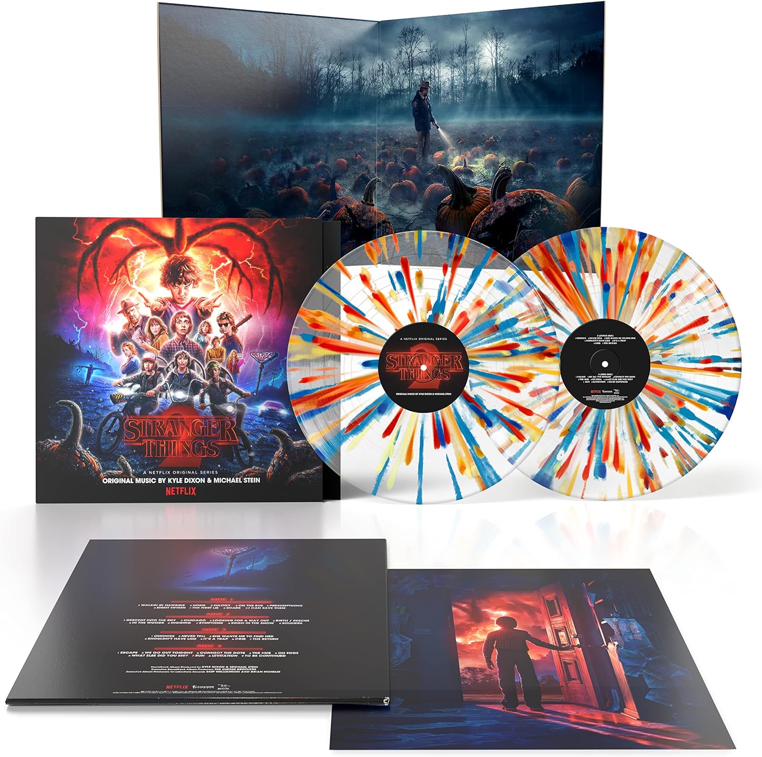 Stranger Things: Season 2 (Soundtrack From The Netflix Series) (Crystal Clear Vinyl w/ Blue & White Splatter 2 LP)