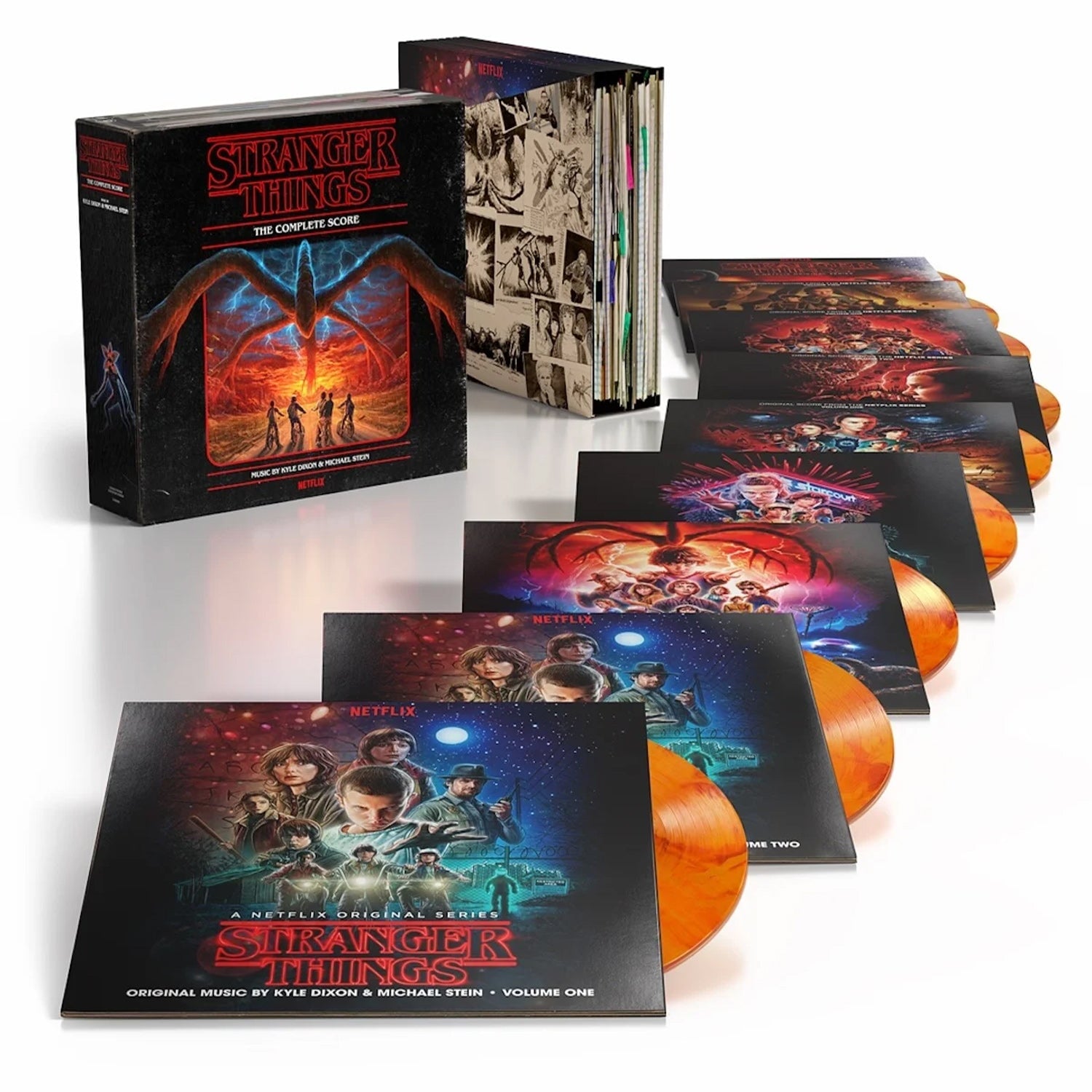 Stranger Things (The Complete Score) ("Vecna’s Gate" Red & Orange Colored Vinyl 17 LP Collection) Box Set