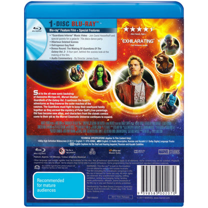 Стражи Галактики. Часть 2 (Blu-ray)