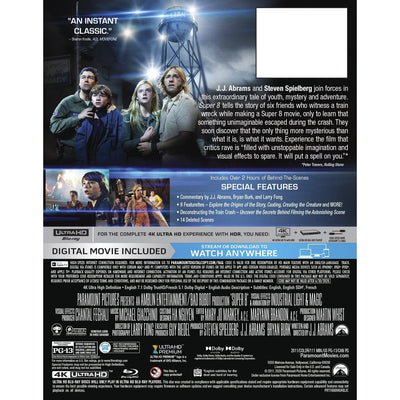 Супер 8 (2011) (англ. язык) (4K UHD) Steelbook