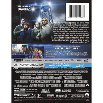 Супер 8 (2011) (англ. язык) (4K UHD) Steelbook