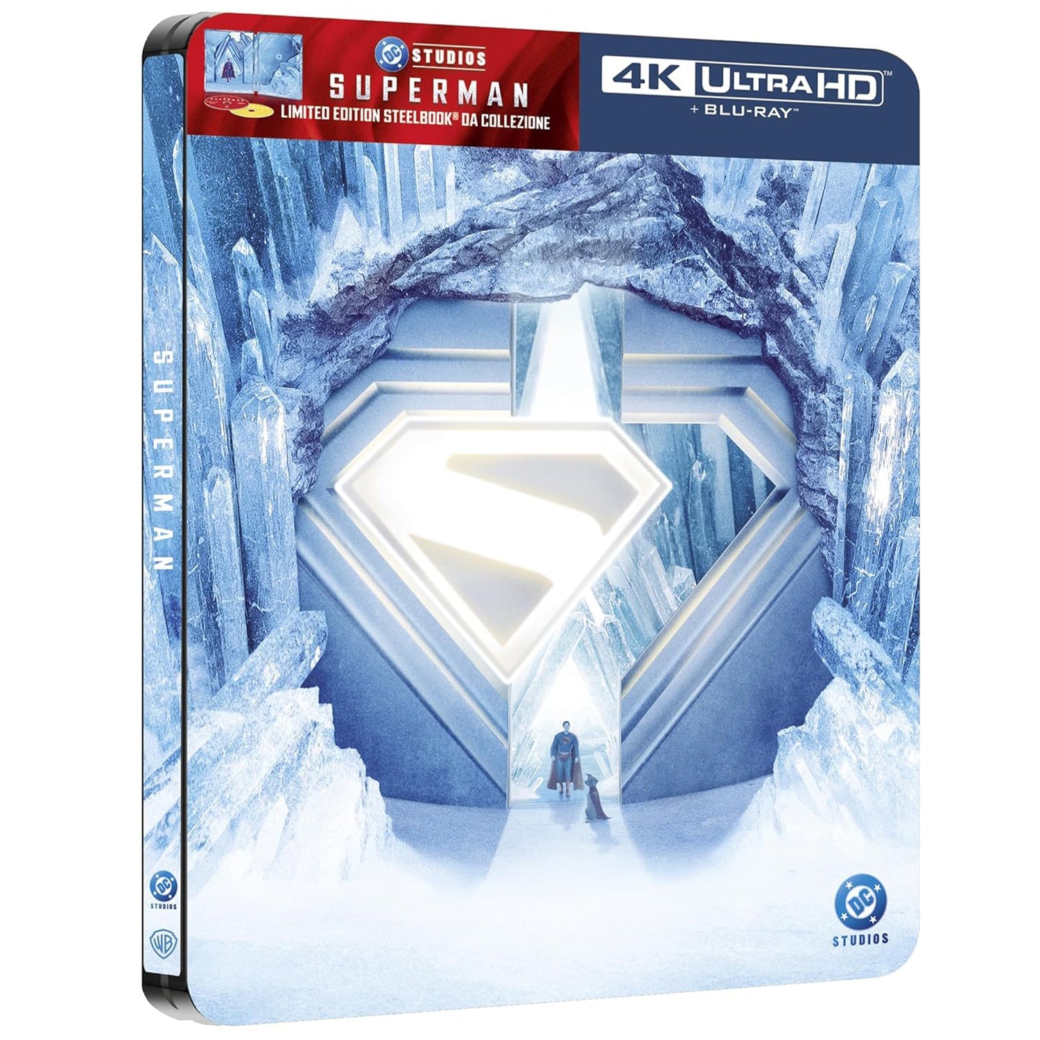Супермен (2025) (англ. язык) (4K UHD + Blu-ray) Steelbook "WW"