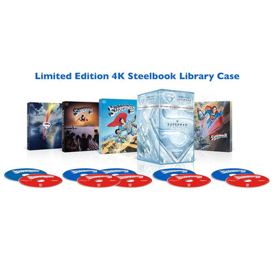 Супермен: Коллекция 5 фильмов (4K UHD + Blu-ray) Steelbook