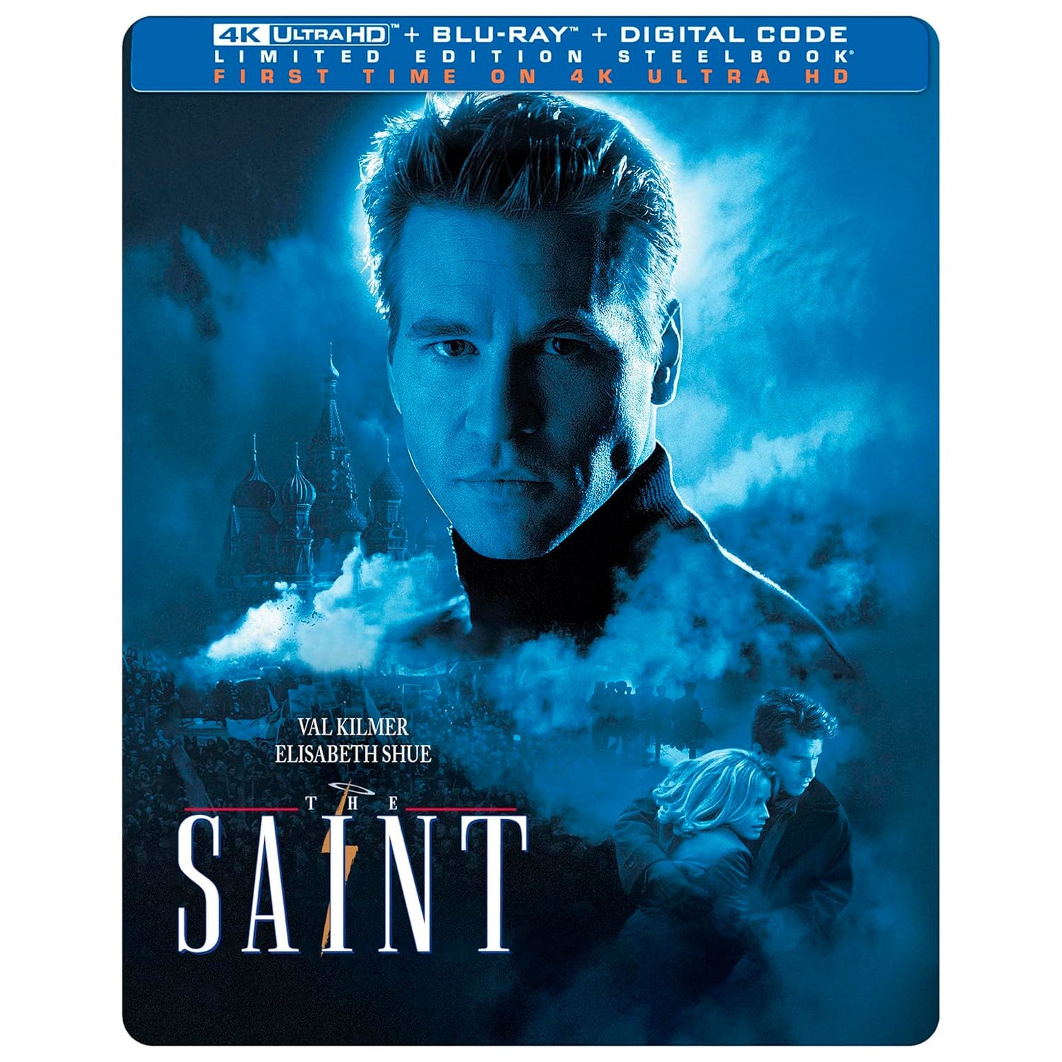 Святой (1997) (англ. язык) (4K UHD + Blu-ray) Steelbook