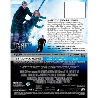 Святой (1997) (англ. язык) (4K UHD + Blu-ray) Steelbook