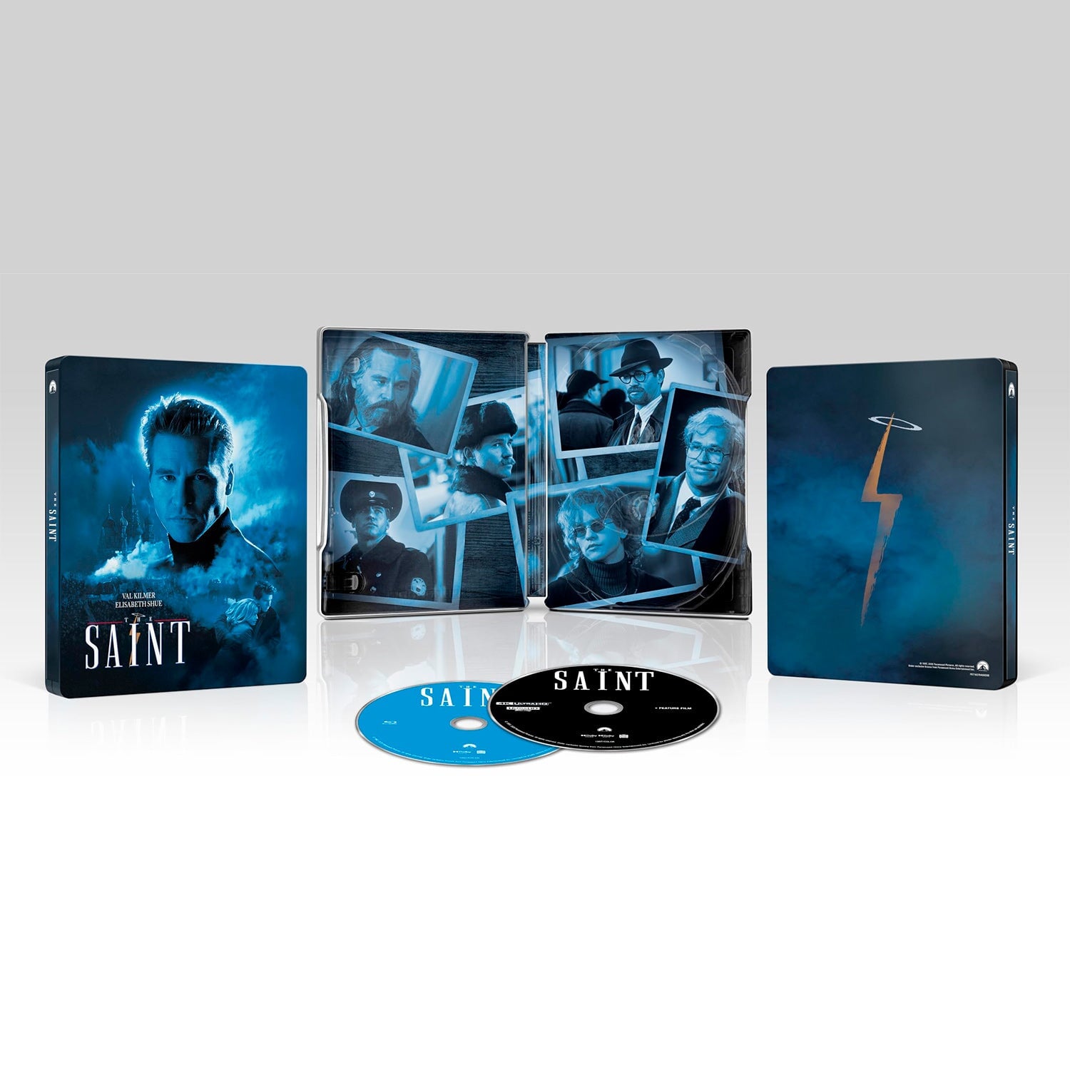 Святой (1997) (англ. язык) (4K UHD + Blu-ray) Steelbook