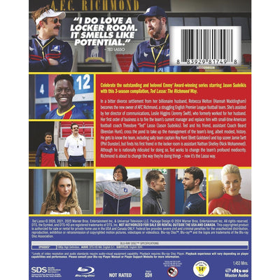 Тед Лассо. Сезоны 1-3 (англ. язык) (7 Blu-ray)