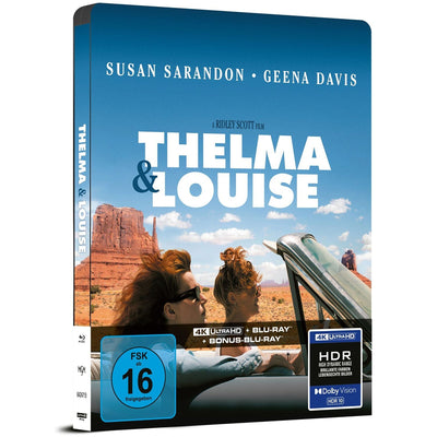 Тельма и Луиза (1991) (англ. язык) (4K UHD + Blu-ray + Bonus Blu-ray) Steelbook