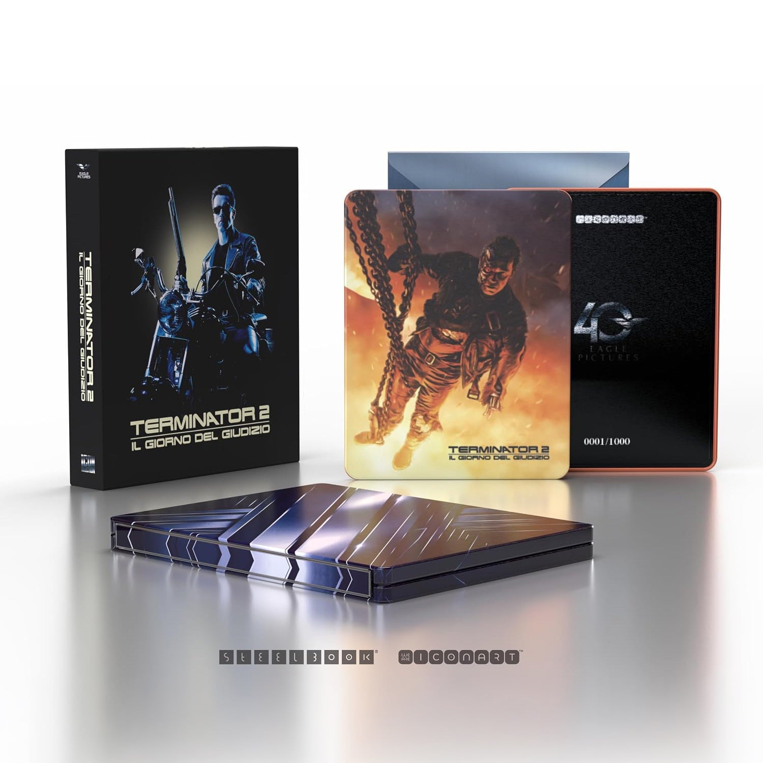 Терминатор 2: Судный день (1991) (англ. язык) (4K UHD + 3 Blu-ray) Steelbook [Icon Collection]