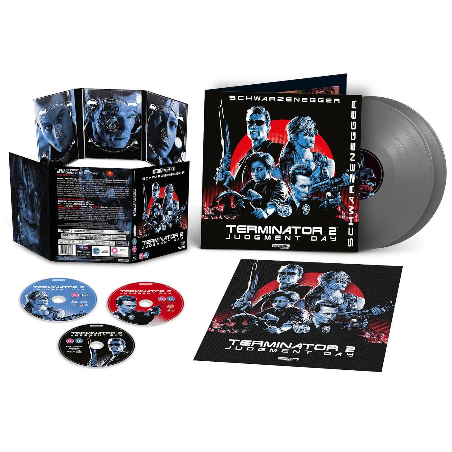 Терминатор 2: Судный день (англ. язык) (4K UHD + 3D Blu-ray + Blu-ray + 2 LP) Digipack Vinyl Edition