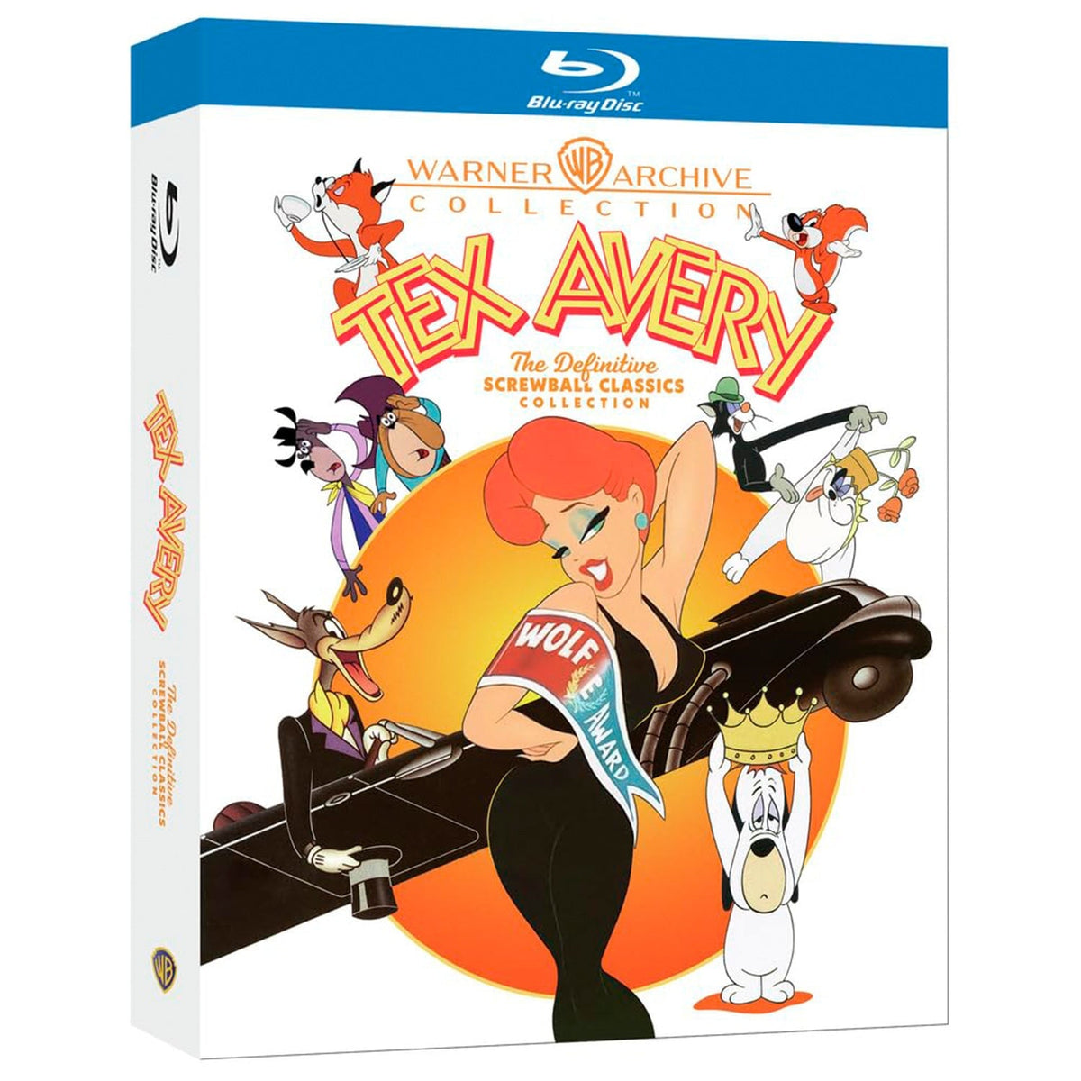 Tex Avery The Definitive Screwball Classics Collection (англ. язык) (4 Blu-ray) [Warner Archive Collection]