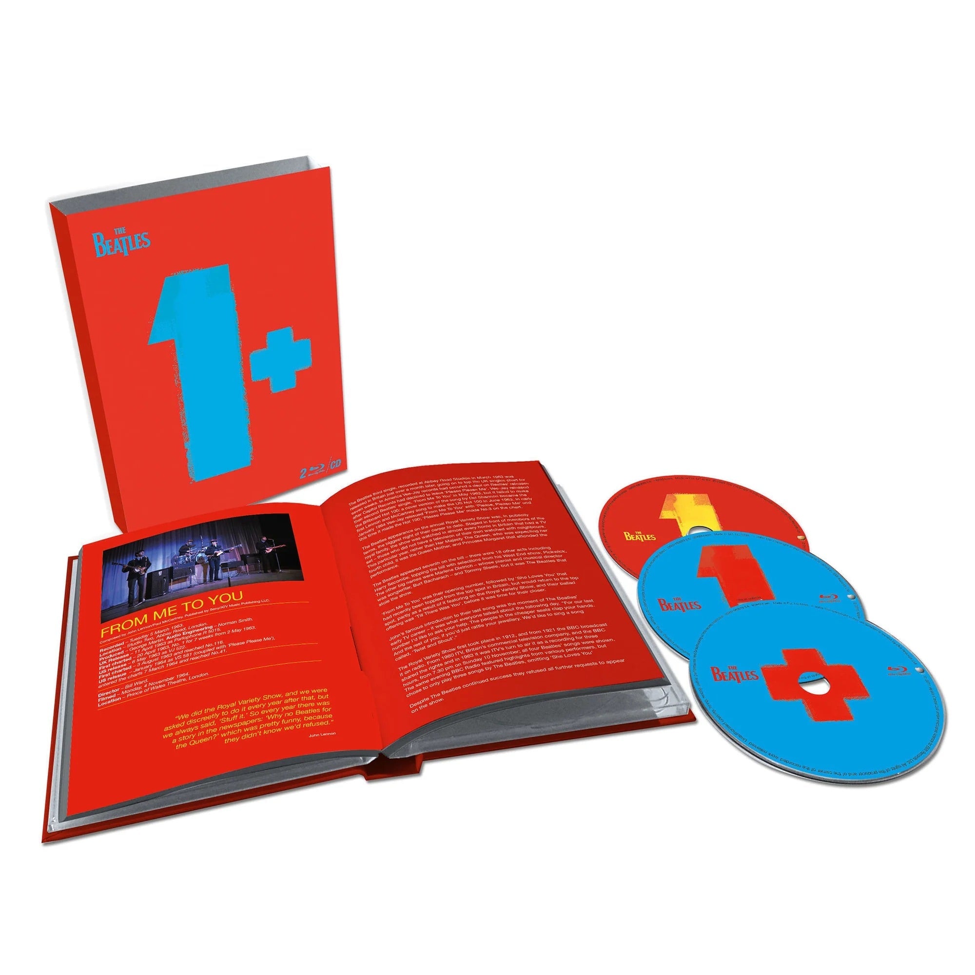 The Beatles: 1 (1962-1970) (2 Blu-ray + CD) Deluxe Edition DigiBook