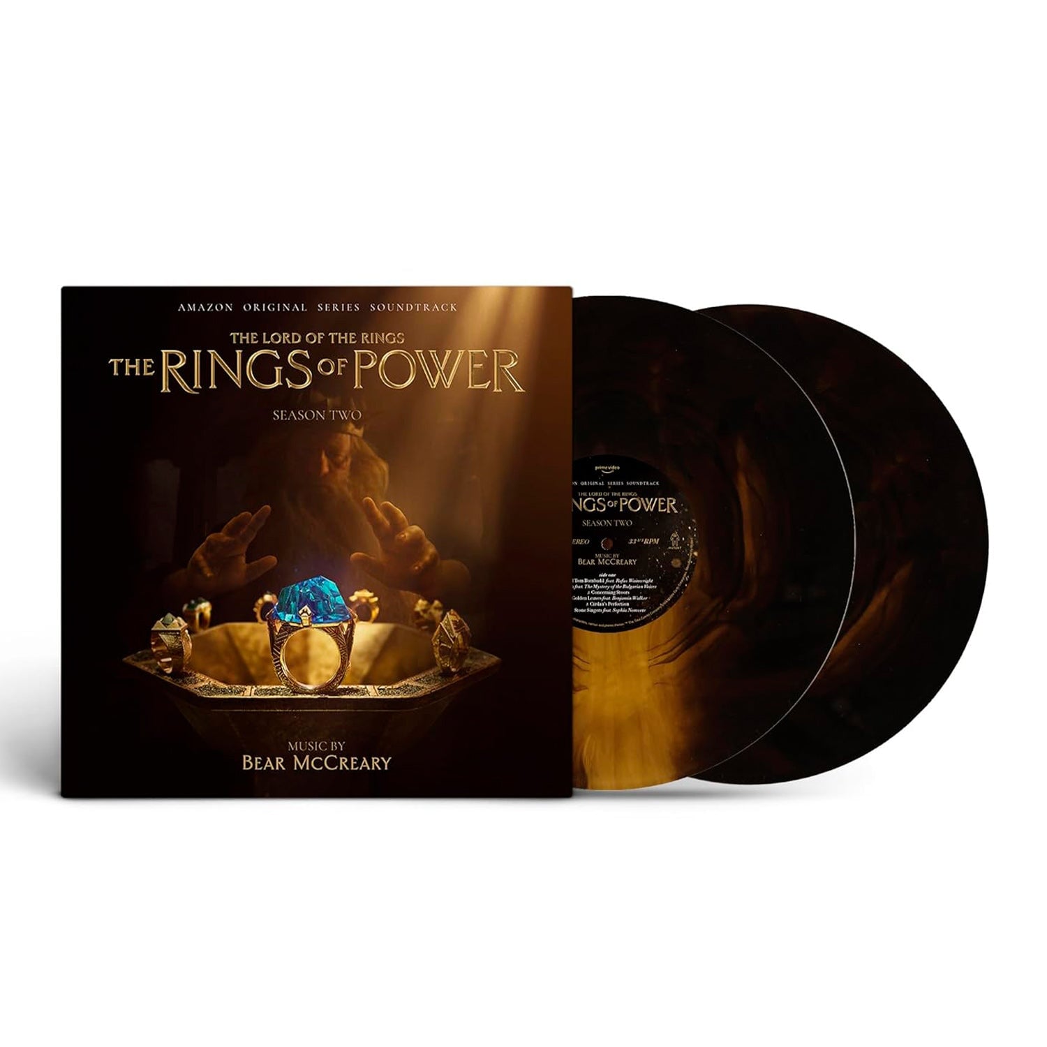 The Lord of The Rings: The Rings of Power (Amazon Original Series Soundtrack) Season Two (Black & Gold Galaxy Vinyl 2 LP)