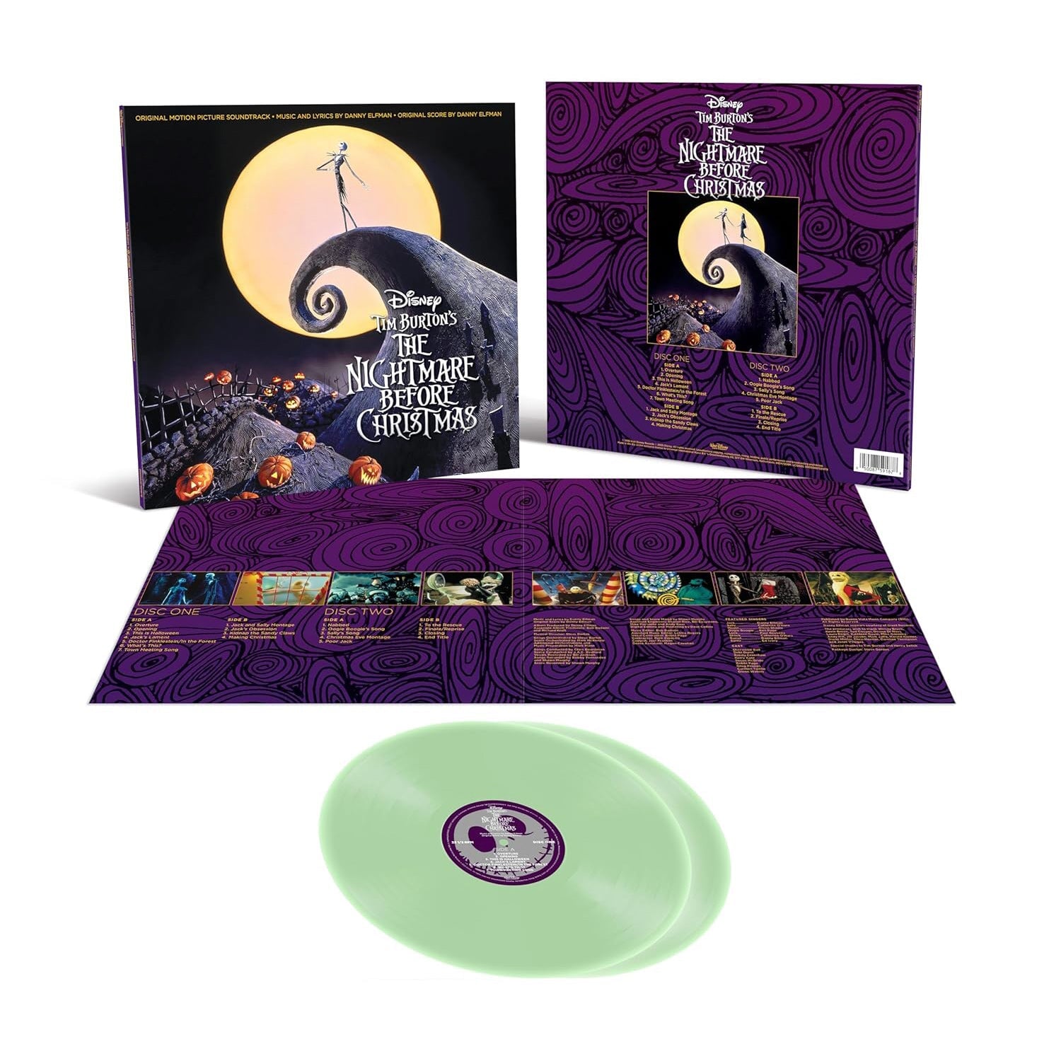 The Nightmare Before Christmas (Original Motion Picture Soundtrack) (Glow In The Dark Vinyl 2LP)