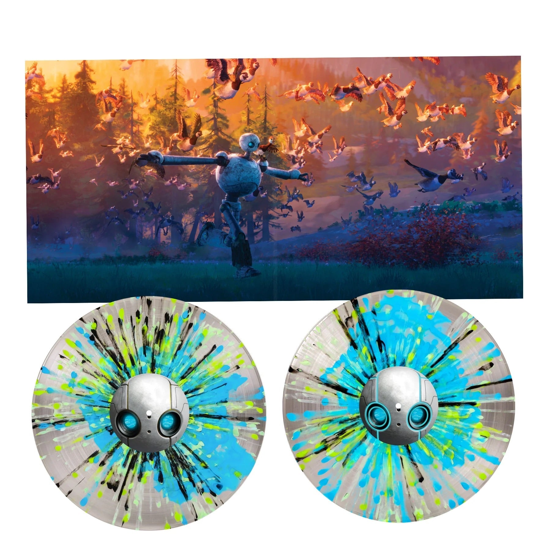 The Wild Robot (Original Motion Picture Soundtrack) (Crystal Clear with Blue Orb & Splatter Vinyl 2LP)