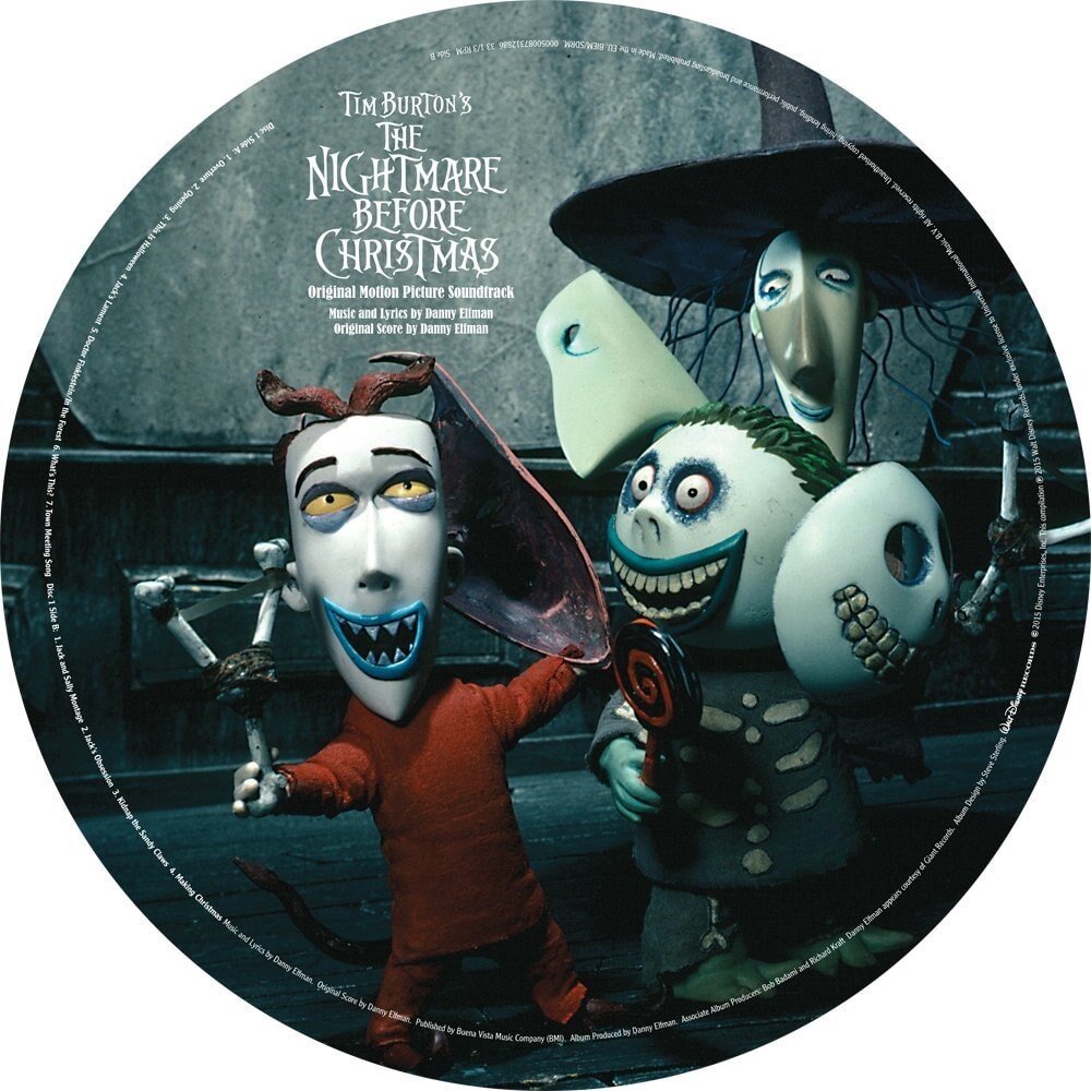 Tim Burton's The Nightmare Before Christmas Soundtrack (Picture Disc Vinyl 2 LP)