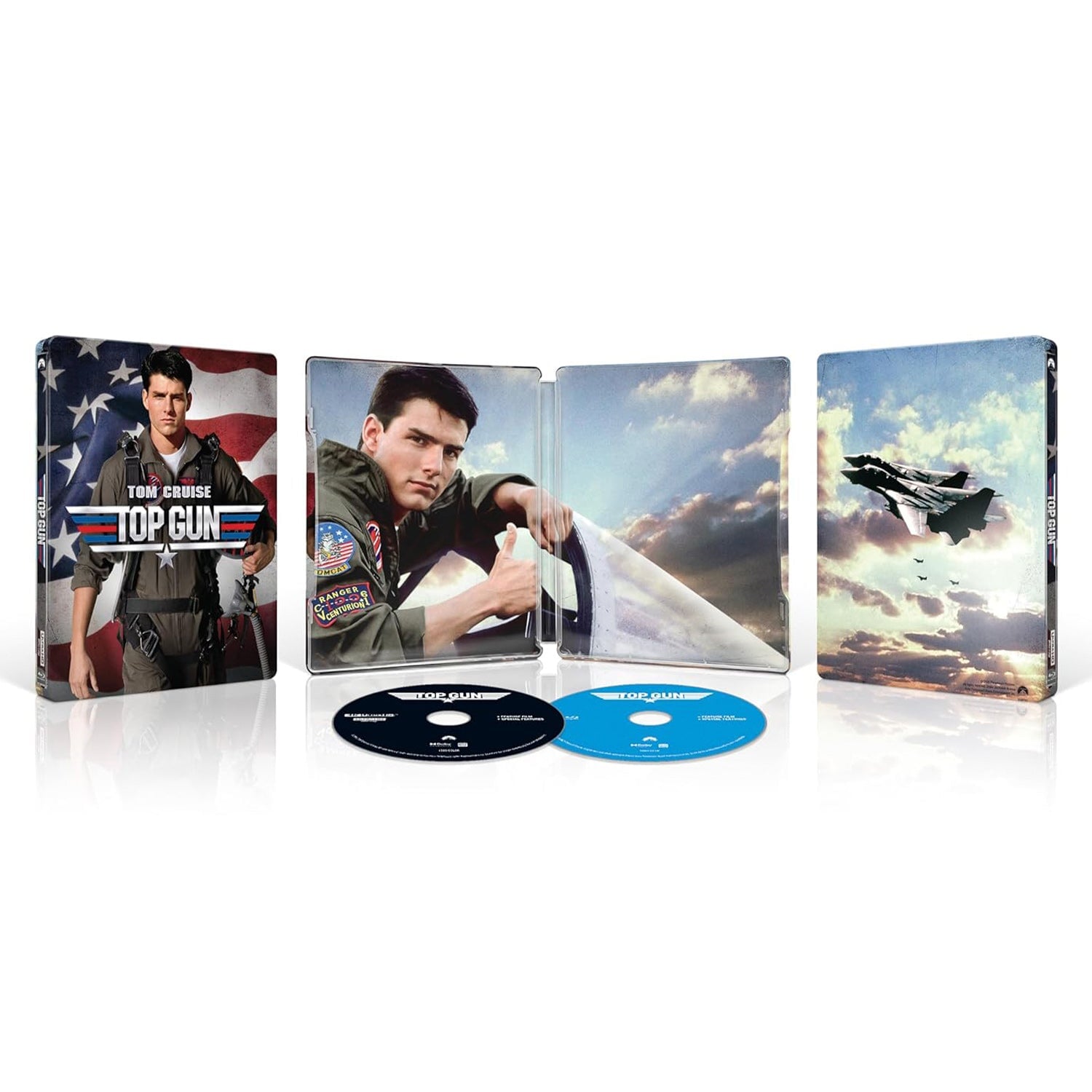 Топ Ган (Лучший стрелок) (1986) (4K UHD + Blu-ray) Steelbook [40th Anniversary]
