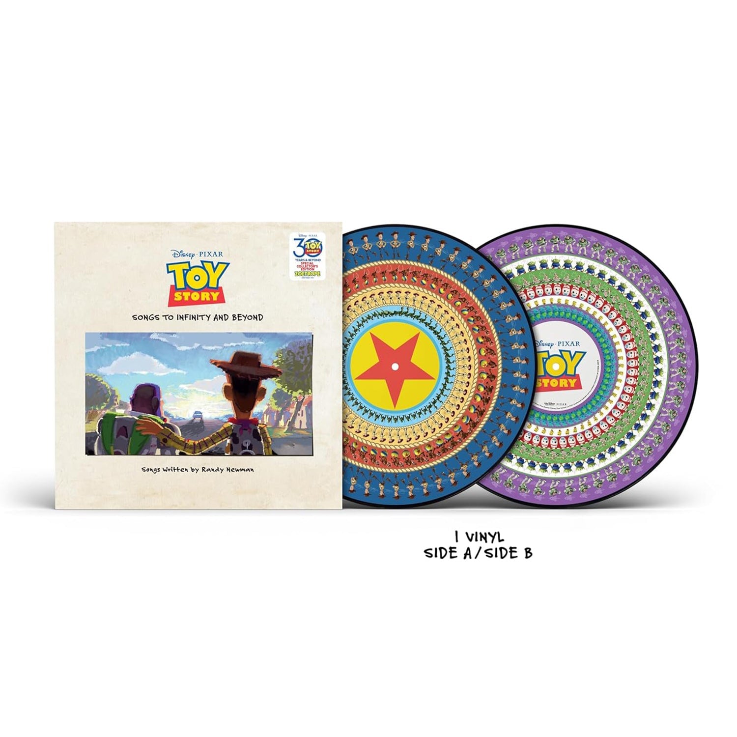 Toy Story: Songs to Infinity and Beyond (30th Anniversary Zoetrope Vinyl LP)