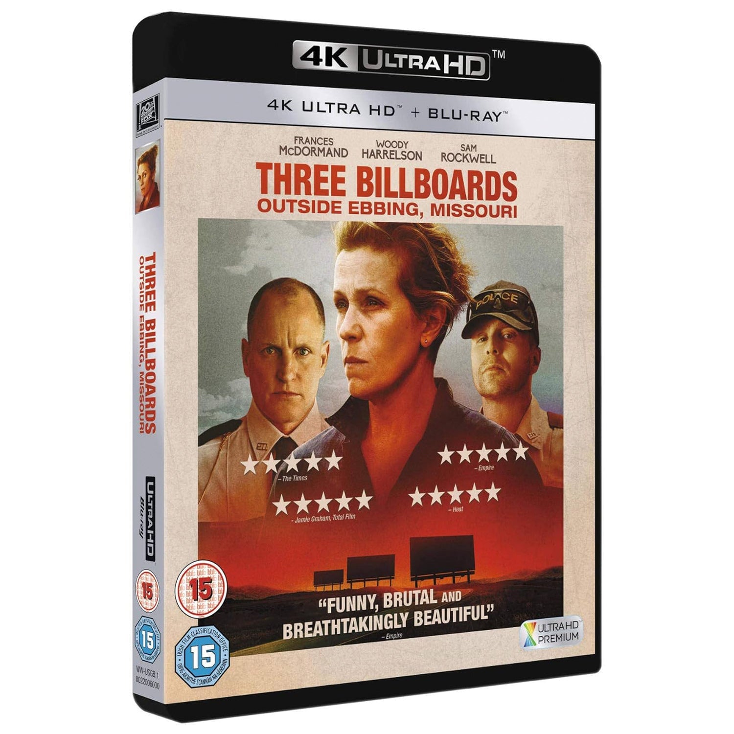 Три билборда на границе Эббинга, Миссури (2017) (англ. язык) (4K UHD + Blu-ray)
