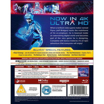 Трон (1982) (англ. язык) (4K UHD + Blu-ray)