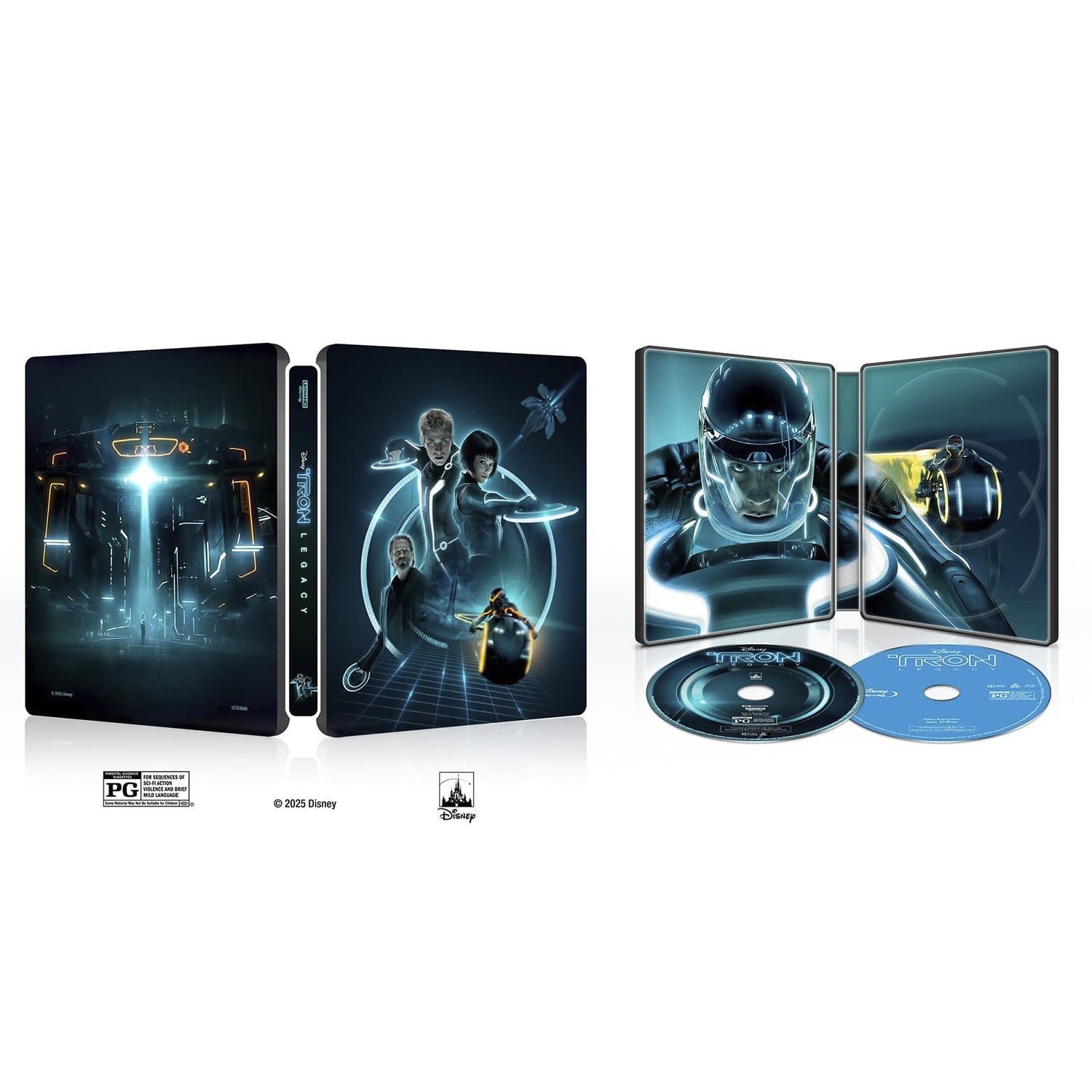 Трон: Наследие (2010) (англ. язык) (4K UHD + Blu-ray) Steelbook