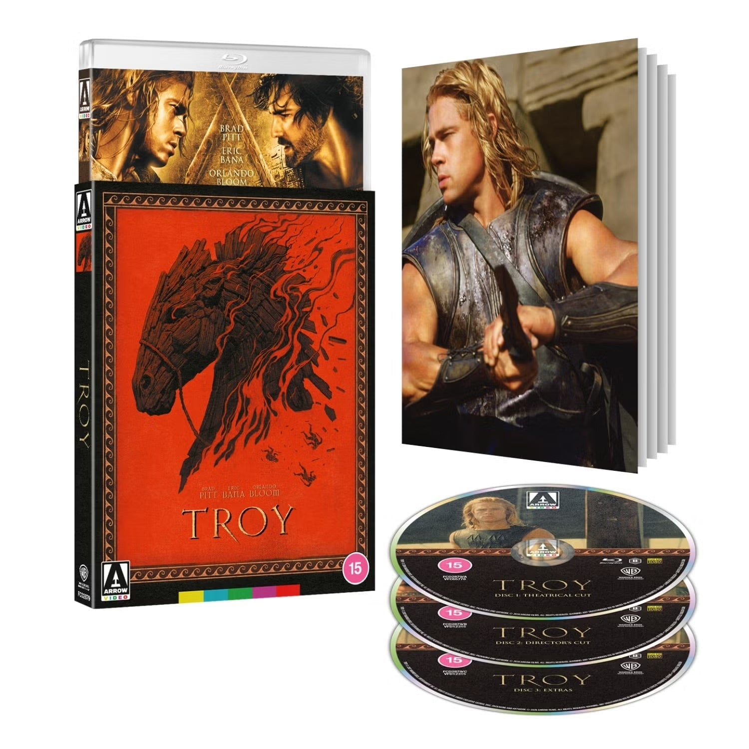 Троя (2004) (англ. язык) (3 Blu-ray) Limited Edition