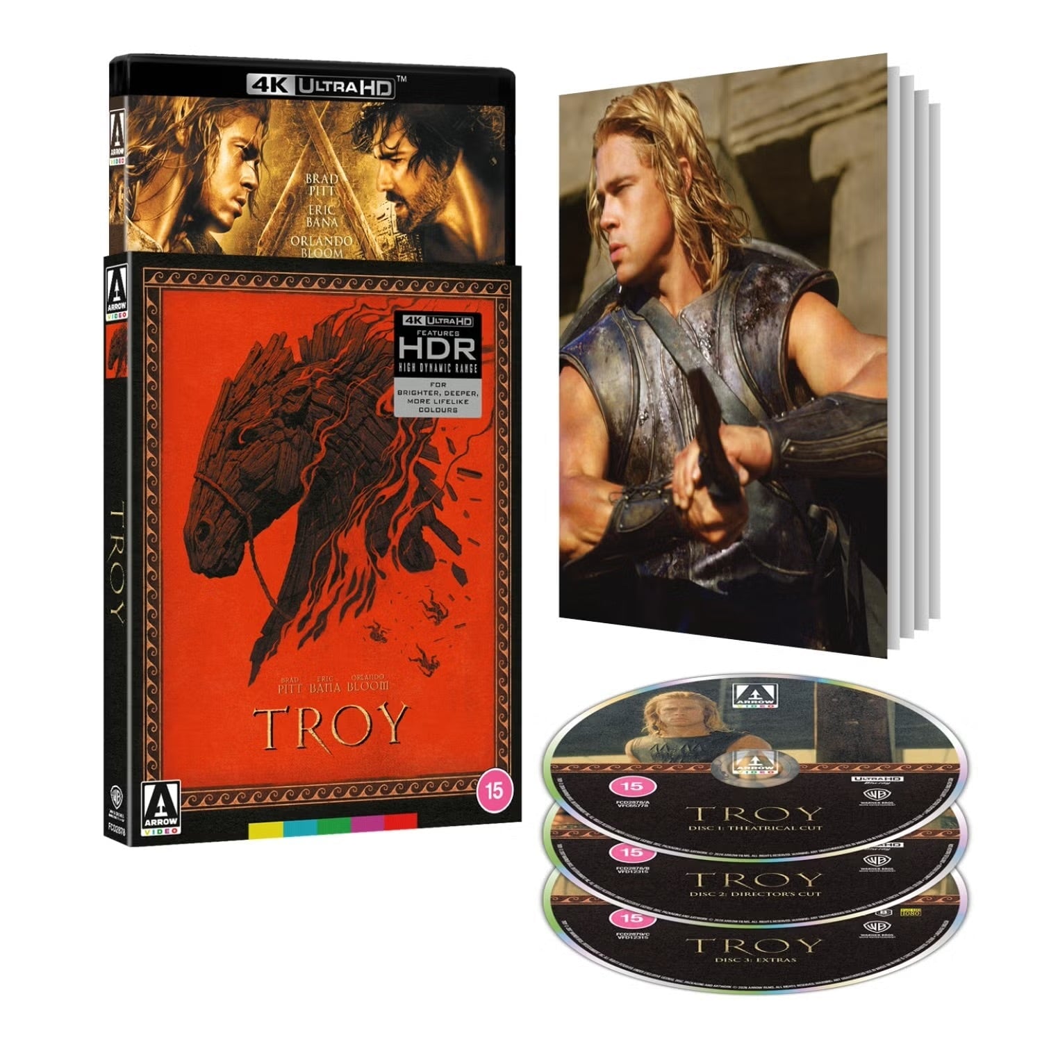 Троя (2004) (англ. язык) (4K UHD + Blu-ray) Limited Edition