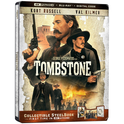 Тумстоун: Легенда дикого запада (1993) (англ. язык) (4K UHD + Blu-ray) Steelbook
