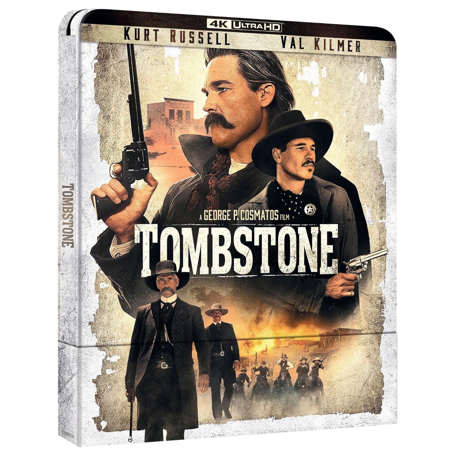 Тумстоун: Легенда дикого запада (1993) (англ. язык) (4K UHD + Blu-ray) Steelbook