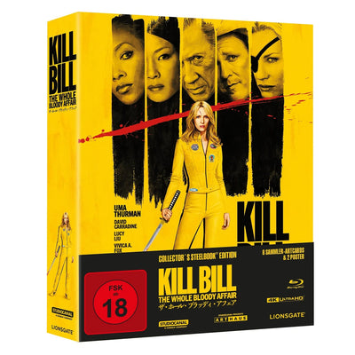 Убить Билла: Кровавое дело целиком (2025) (англ. язык) (2 x 4K UHD + 2 x Blu-ray) Steelbook Collector's Edition