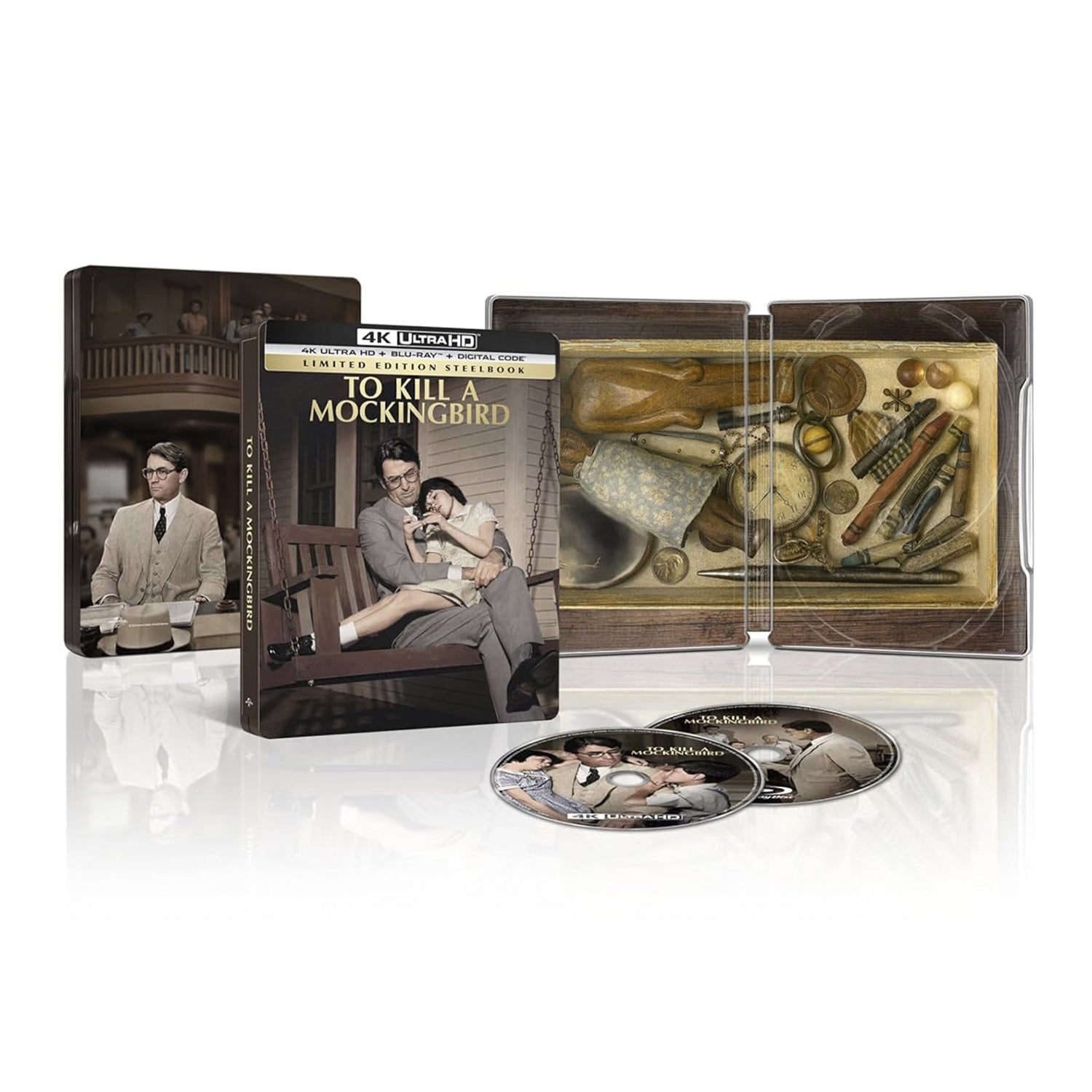 Убить пересмешника (1962) (англ. язык) (4K UHD + Blu-ray) Steelbook