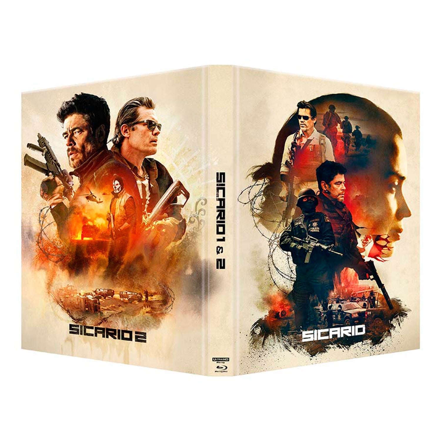 Убийца 1-2 (2015-2018) (англ. язык) (4K UHD + Blu-ray) Limited Collector's Edition Mediabook Cover A