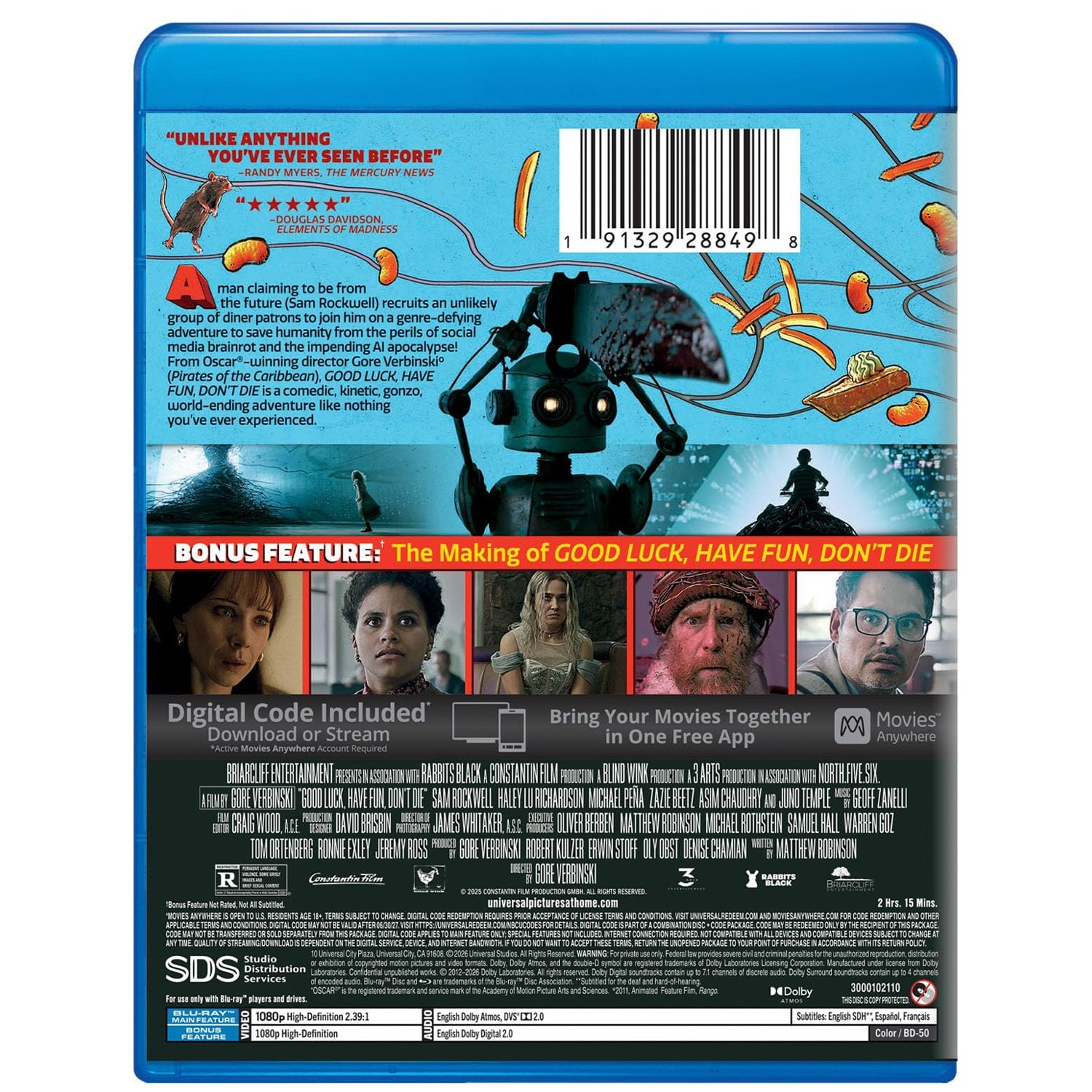 Удачи, веселья, не сдохни (2025) (англ. язык) (Blu-ray)