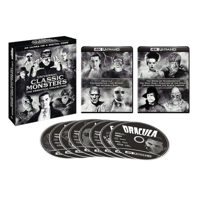 Universal Classic Monsters (англ. язык) (4K UHD Blu-ray) The Essential Collection