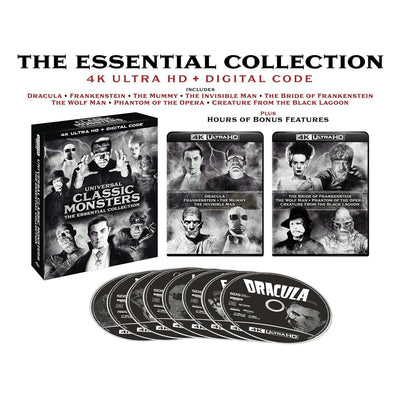 Universal Classic Monsters (англ. язык) (4K UHD Blu-ray) The Essential Collection