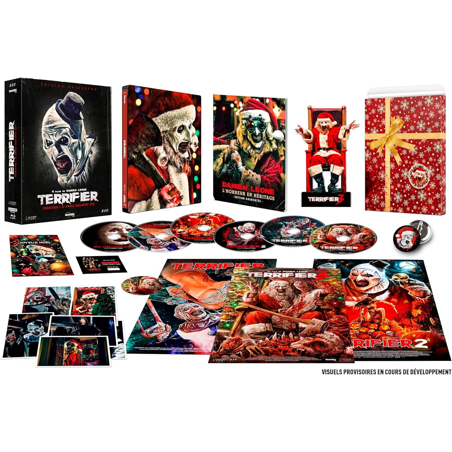 Terrifier Lunch Box Terrifier 1-3 / All Hallow's Eve (2013-2024) (4K UHD + Blu-ray ...