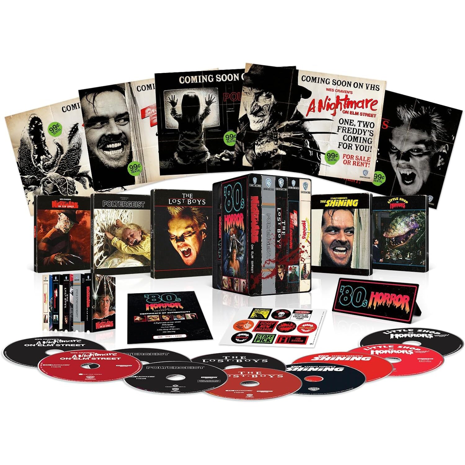 Ужасы 80-х (1980-1987) (4K UHD + Blu-ray) Steelbook Library Case Collection
