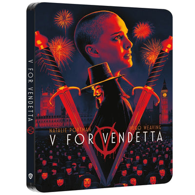 V значит Вендетта (2005) (англ. язык) (4K UHD + Blu-ray) Steelbook