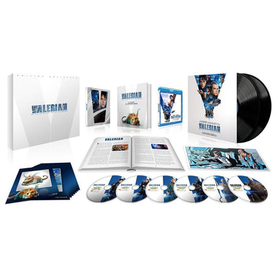 Валериан и город тысячи планет (2017) (англ. язык) (4K UHD + Blu-ray 3D + Blu-ray + Blu-ray Bonus + DVD + 12" LP) Steelbook Limited Collector's Edition