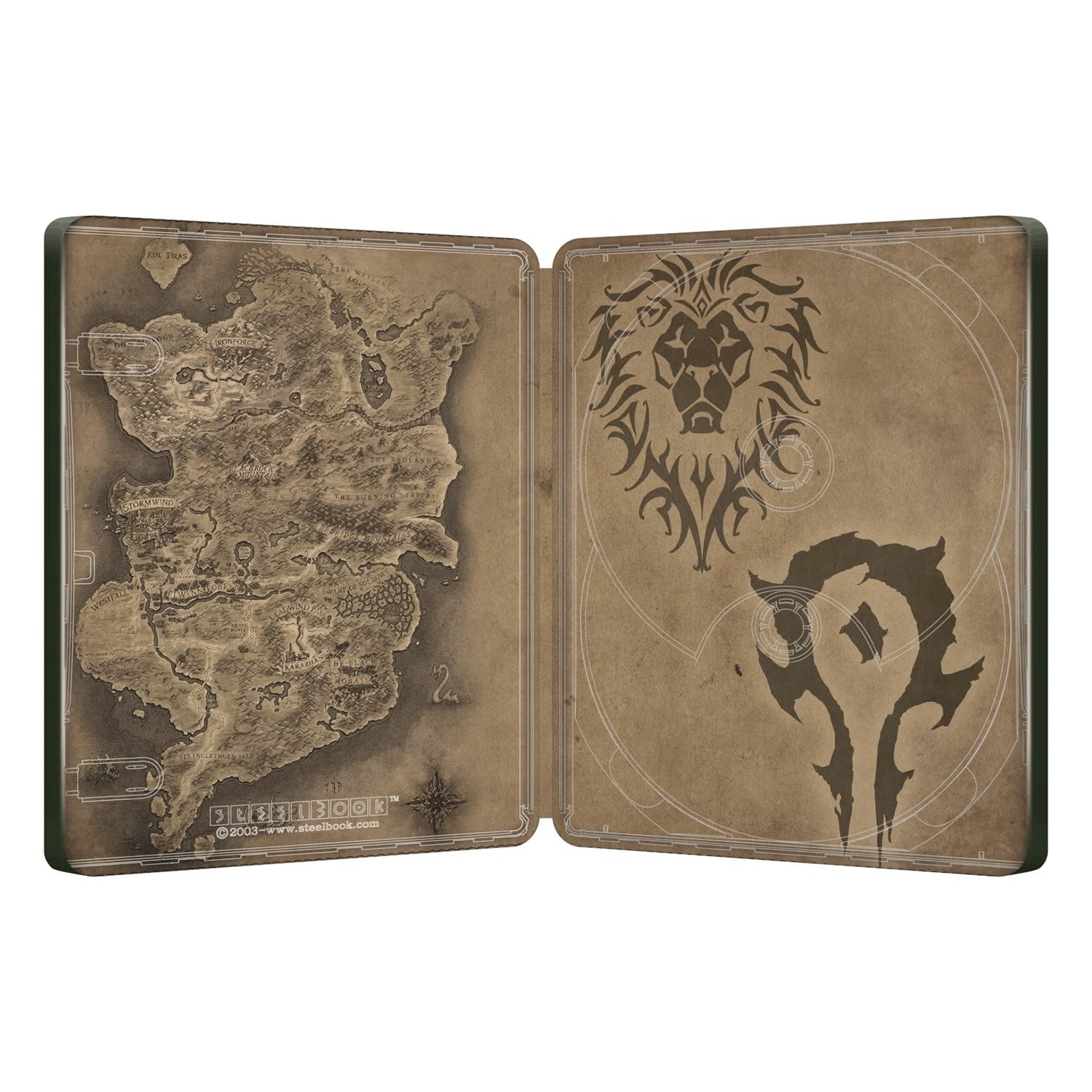 Варкрафт (2016) (англ. язык) (4K UHD + Blu-ray) Steelbook [10th Anniversary]