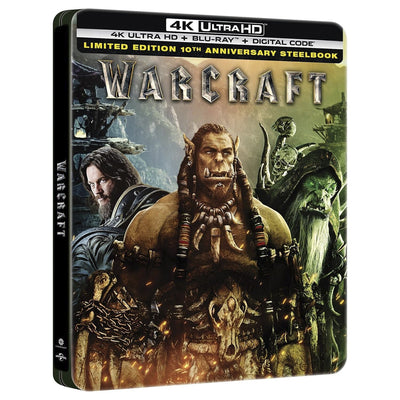 Варкрафт (2016) (англ. язык) (4K UHD + Blu-ray) Steelbook [10th Anniversary]