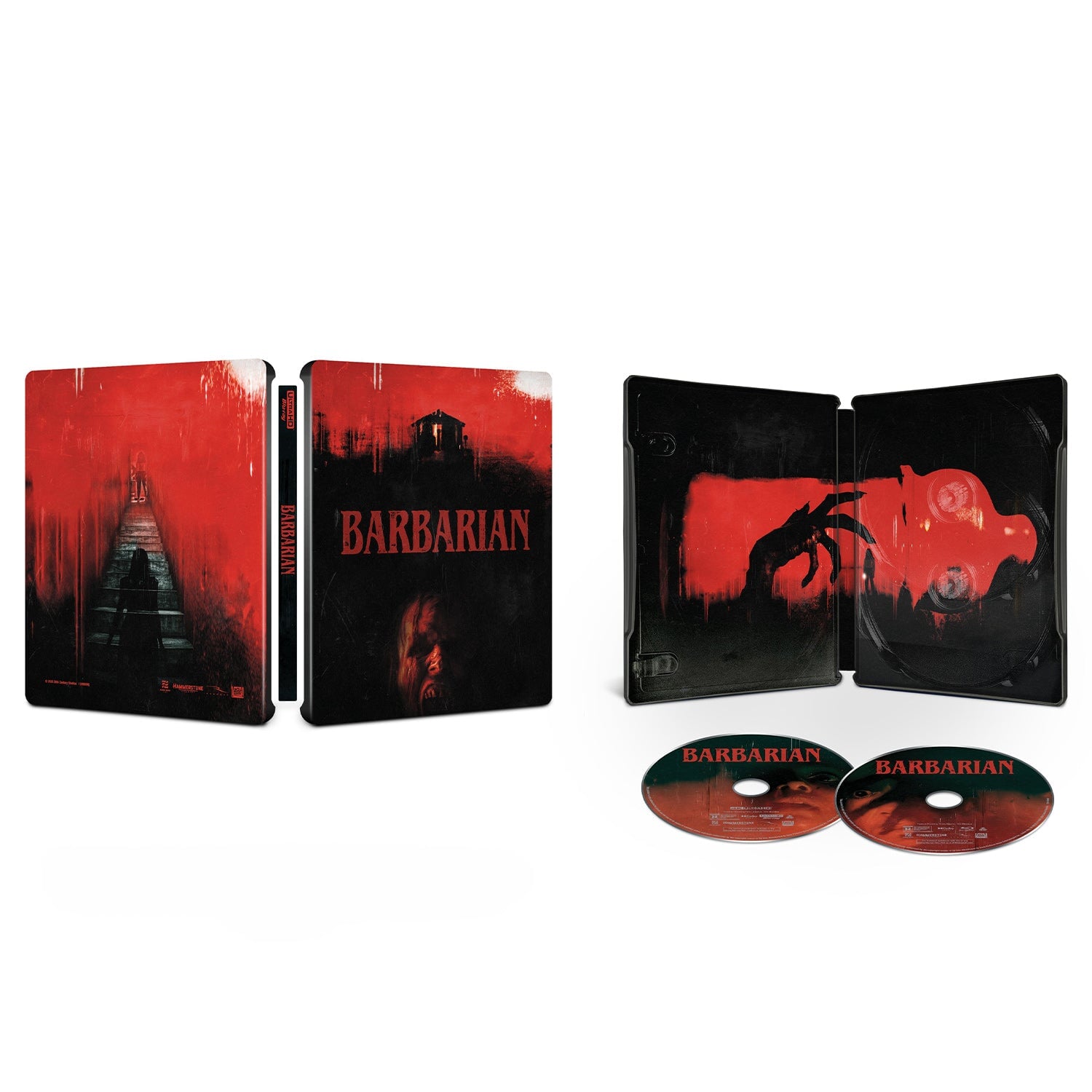 Варвар (2022) (англ. язык) (4K UHD + Blu-ray) Steelbook