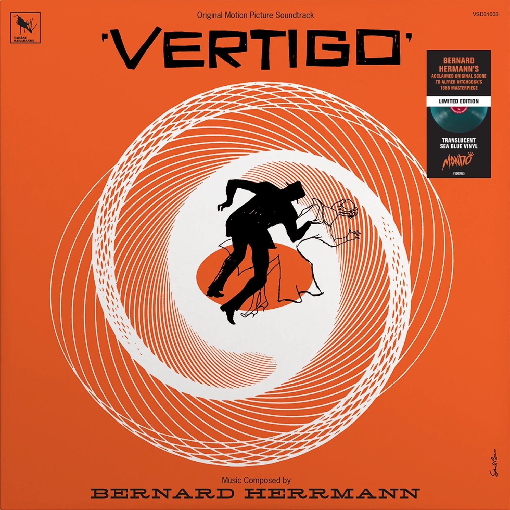 Vertigo (Original Motion Picture Soundtrack) (Exclusive Sea Blue Vinyl LP)