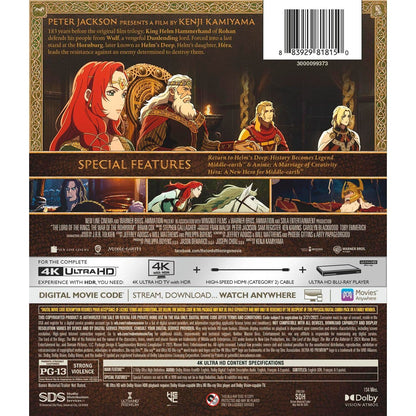 Властелин колец: Война рохирримов (2024) (англ. язык) (4K UHD Blu-ray)