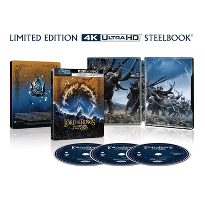 Властелин колец: Возвращение Короля (англ. язык) [Расширенная & Театральная версии] (4K UHD Blu-ray) Steelbook