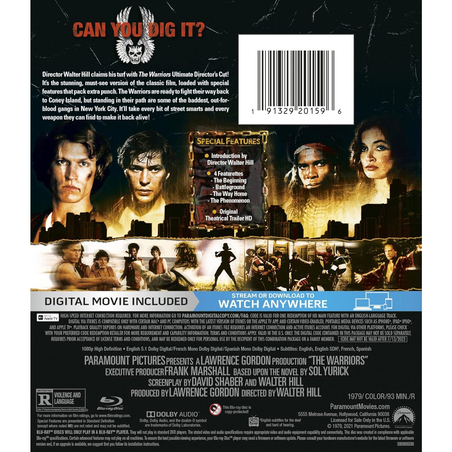 Воины (1979) (англ. язык) (Blu-ray)