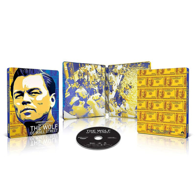 Волк с Уолл-стрит (2013) (англ. язык) (4K UHD Blu-ray) Steelbook