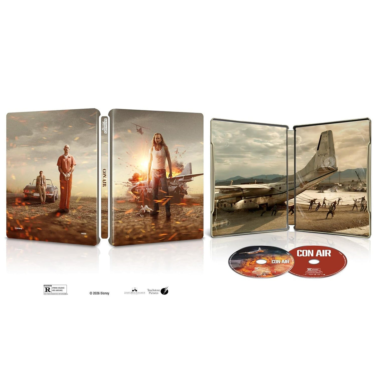 Воздушная тюрьма (1997) (англ. язык) (4K UHD + Blu-ray) Steelbook