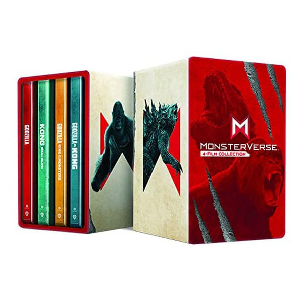 輸入洋画Blu-rayDisc　MONSTERVERSE 4-FILM COLLECTION 4K ULTRA HD + BLU-RAY STEELBOOK [輸入盤] MonsterVerse: 4-Film Collection 4K Blu-ray (Zavvi Exclusive