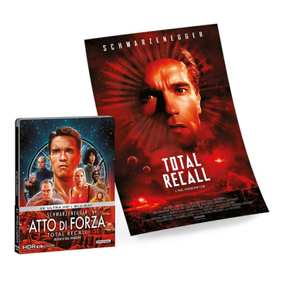 Вспомнить всё (1990) (англ. язык) (4K UHD + Blu-ray + Poster) Steelcase